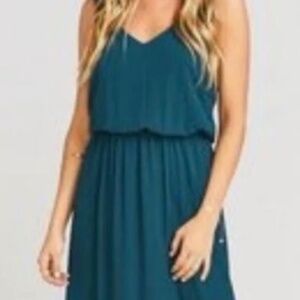 Show Me Your Mumu Kendra Maxi Dress in Emerald Green Size Small NWT